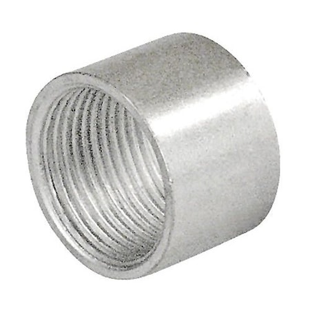 Southwire Conduit Fitting Coupling, 3/4 in, Threaded, Steel, Zinc Plated HC75